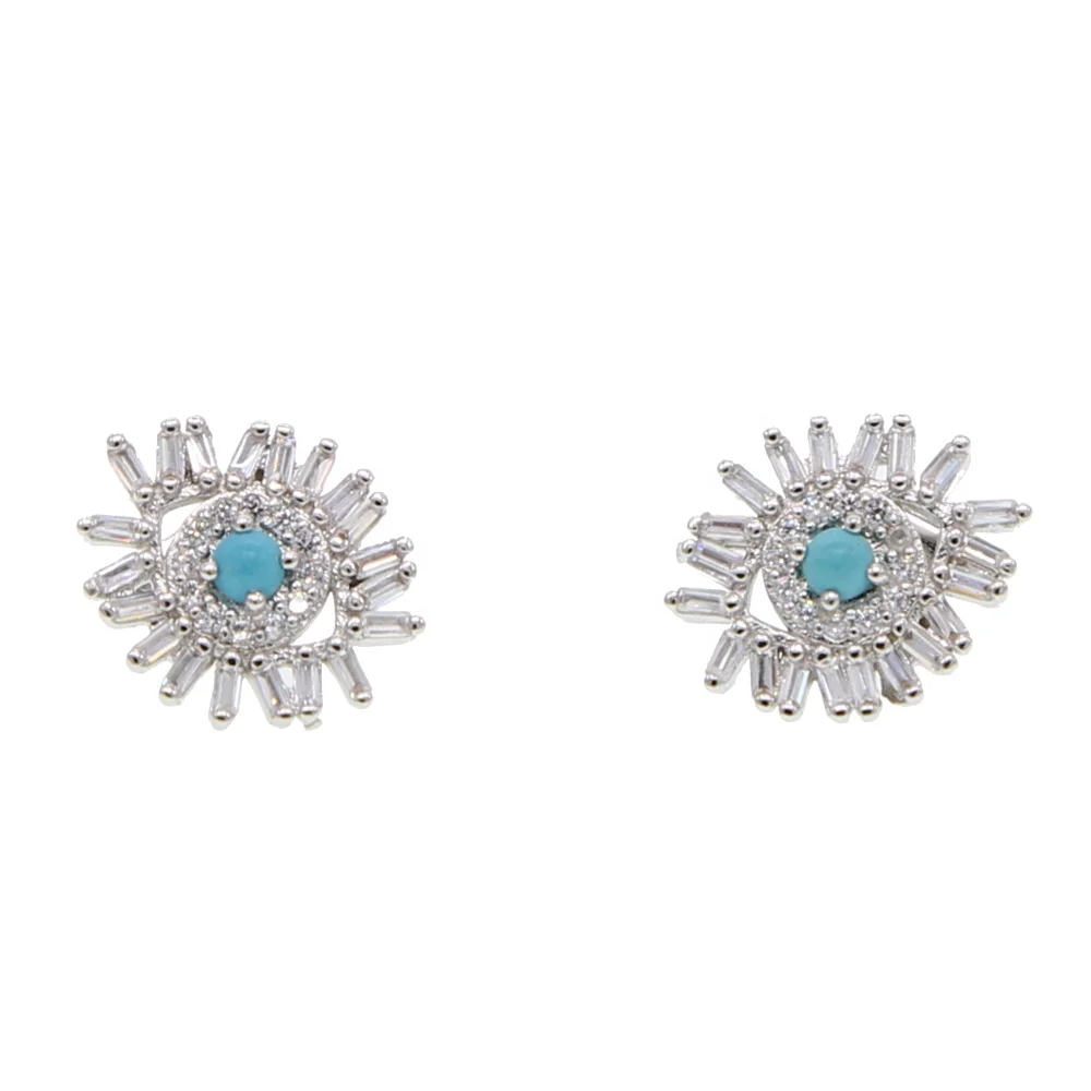 New Design Eye Stud Earrings Brincos Turquoises stone evil eye Earring For Women New Accessories Statement EAR Wholesale
New Design Eye Stud Earrings Brincos Turquoises stone evil eye Earring For Women New Accessories Statement EAR Wholesale