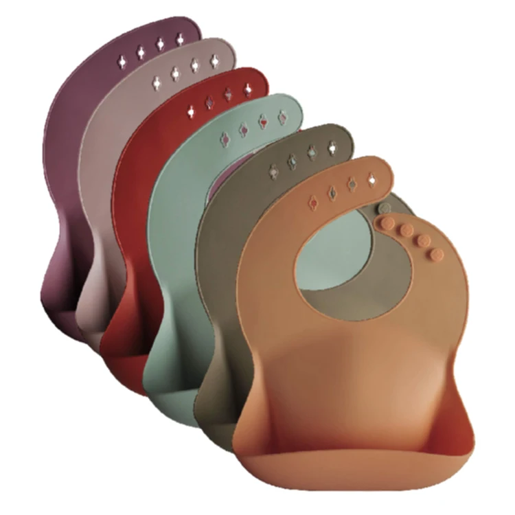 Custom Color Silicone Baby Bib with Bottom Hole Silicone Bib, Any color can be made
Custom Color Silicone Baby Bib with Bottom Hole Silicone Bib, Any color can be made
