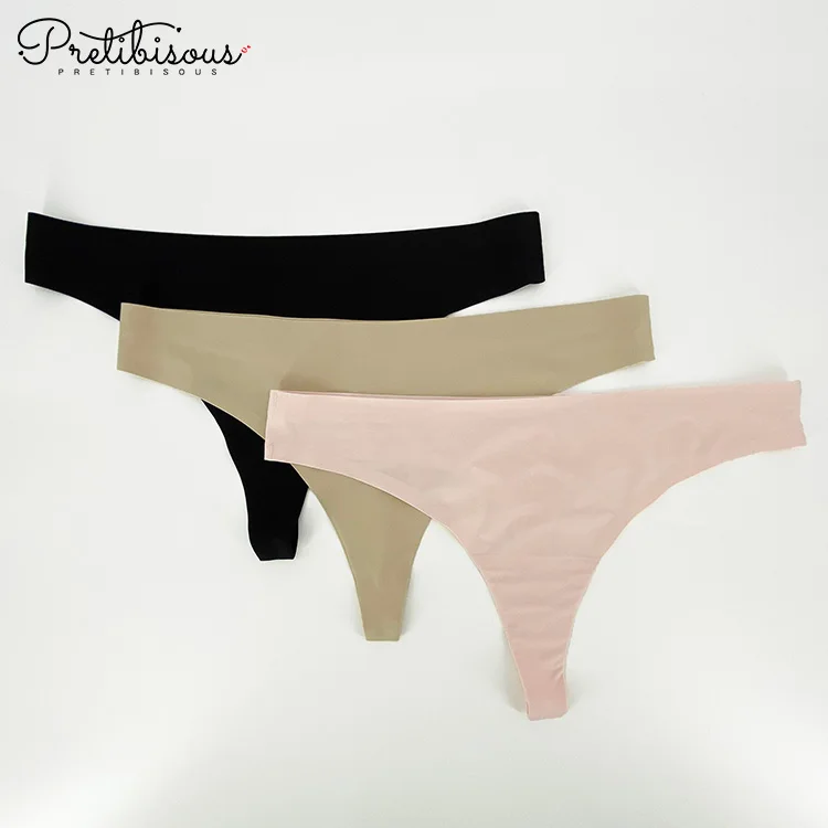 Pretibisous wholesale panties high quality female lingerie custom logo seamless thong ladies sexy panty women's underwear, Black, nude, light pink
Pretibisous wholesale panties high quality female lingerie custom logo seamless thong ladies sexy panty women's underwear, Black, nude, light pink