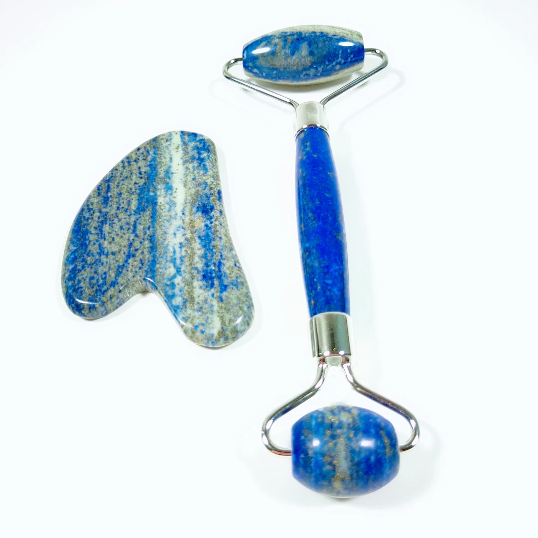 Natural Lapis Lazuli Facial Jade Stone Roller Massage Tool Face Massager
Natural Lapis Lazuli Facial Jade Stone Roller Massage Tool Face Massager