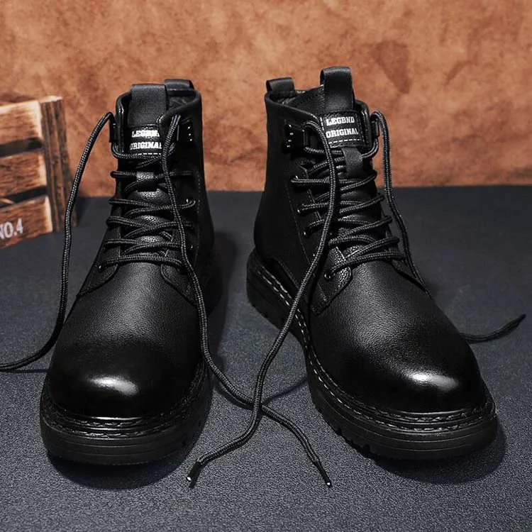 Men's Black Classic Hot Selling Martin Boots Winter Zipper Warm Leather Men's Boots Casual Low Top Ankle Mens Shoes Martin Boots
Men's Black Classic Hot Selling Martin Boots Winter Zipper Warm Leather Men's Boots Casual Low Top Ankle Mens Shoes Martin Boots