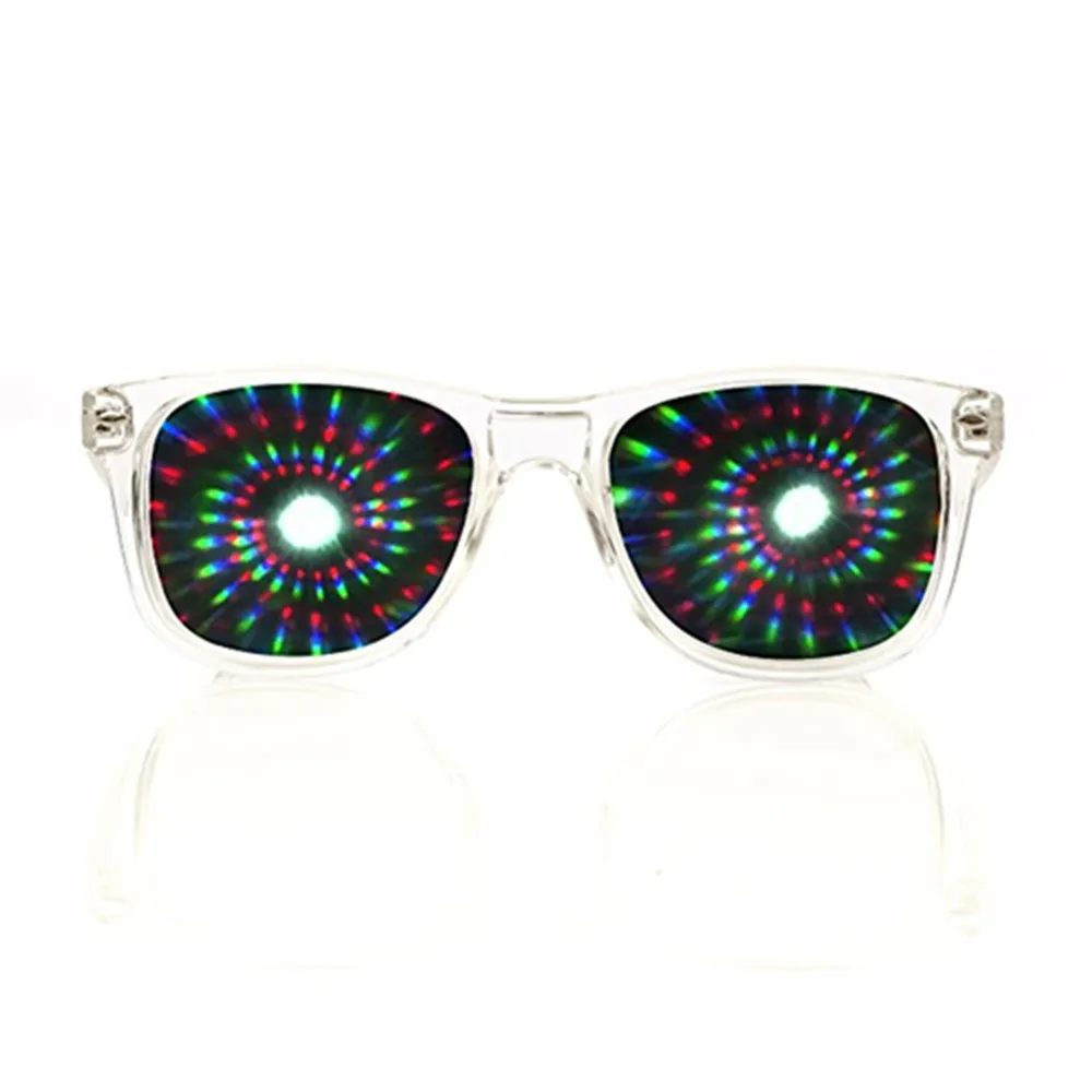 Premium Spiral Diffraction 3D Prism Raves Glasses Plastic For Fireworks Display Laser Shows,Rainbow Gratings Glasses Spirals
Premium Spiral Diffraction 3D Prism Raves Glasses Plastic For Fireworks Display Laser Shows,Rainbow Gratings Glasses Spirals
