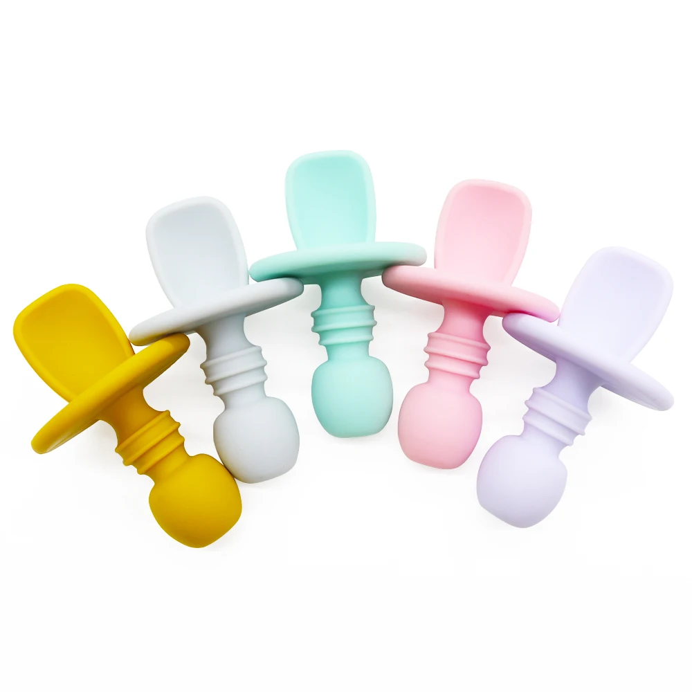 Latest wholesale custom safety food grade feeding baby silicone spoon and fork, Multiple colors
Latest wholesale custom safety food grade feeding baby silicone spoon and fork, Multiple colors