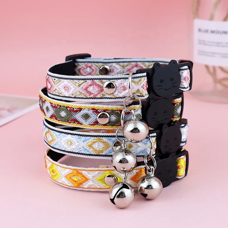 Wholesale Cat Collar Custom Quick Release Buckle Premium Adjustable Soft Comfortable Cat Collar Pet, Customized color
Wholesale Cat Collar Custom Quick Release Buckle Premium Adjustable Soft Comfortable Cat Collar Pet, Customized color