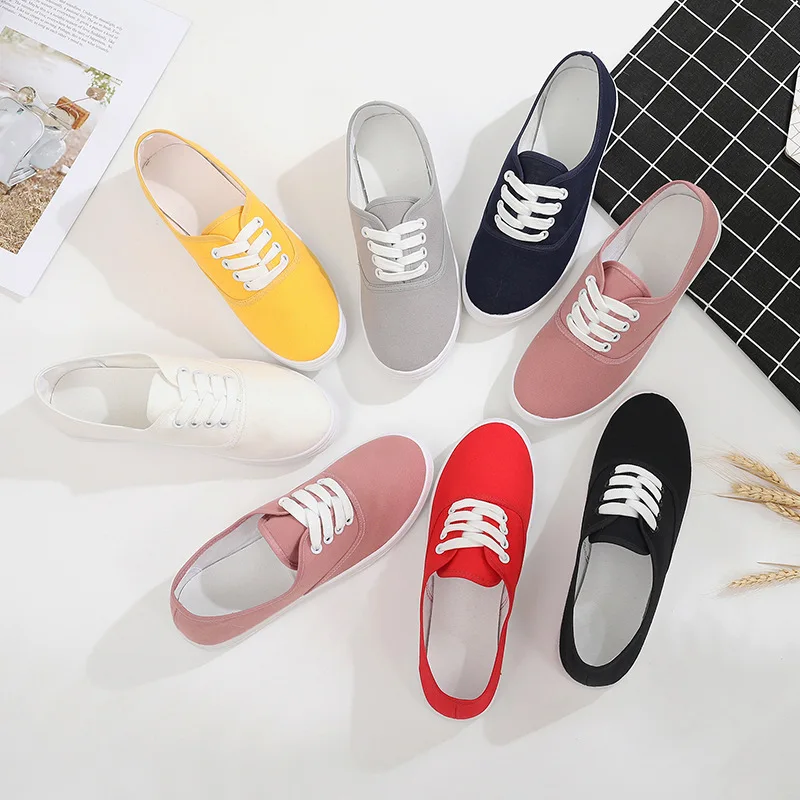 Classic Women Canvas Shoes Breathable Fashion Women Flat Shoes Woman Sneakers White shoes Plus zapatillas mujer
Classic Women Canvas Shoes Breathable Fashion Women Flat Shoes Woman Sneakers White shoes Plus zapatillas mujer