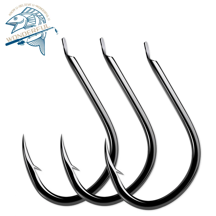 Good Quality Black Hard Sports High Carbon Steel Slow Jigging Single Barbed Fishing Hook, Silver
Good Quality Black Hard Sports High Carbon Steel Slow Jigging Single Barbed Fishing Hook, Silver