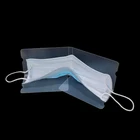 2020 Cute small foldable PP plastic face mask storage box, mask holder, mask storage clip for wholesale