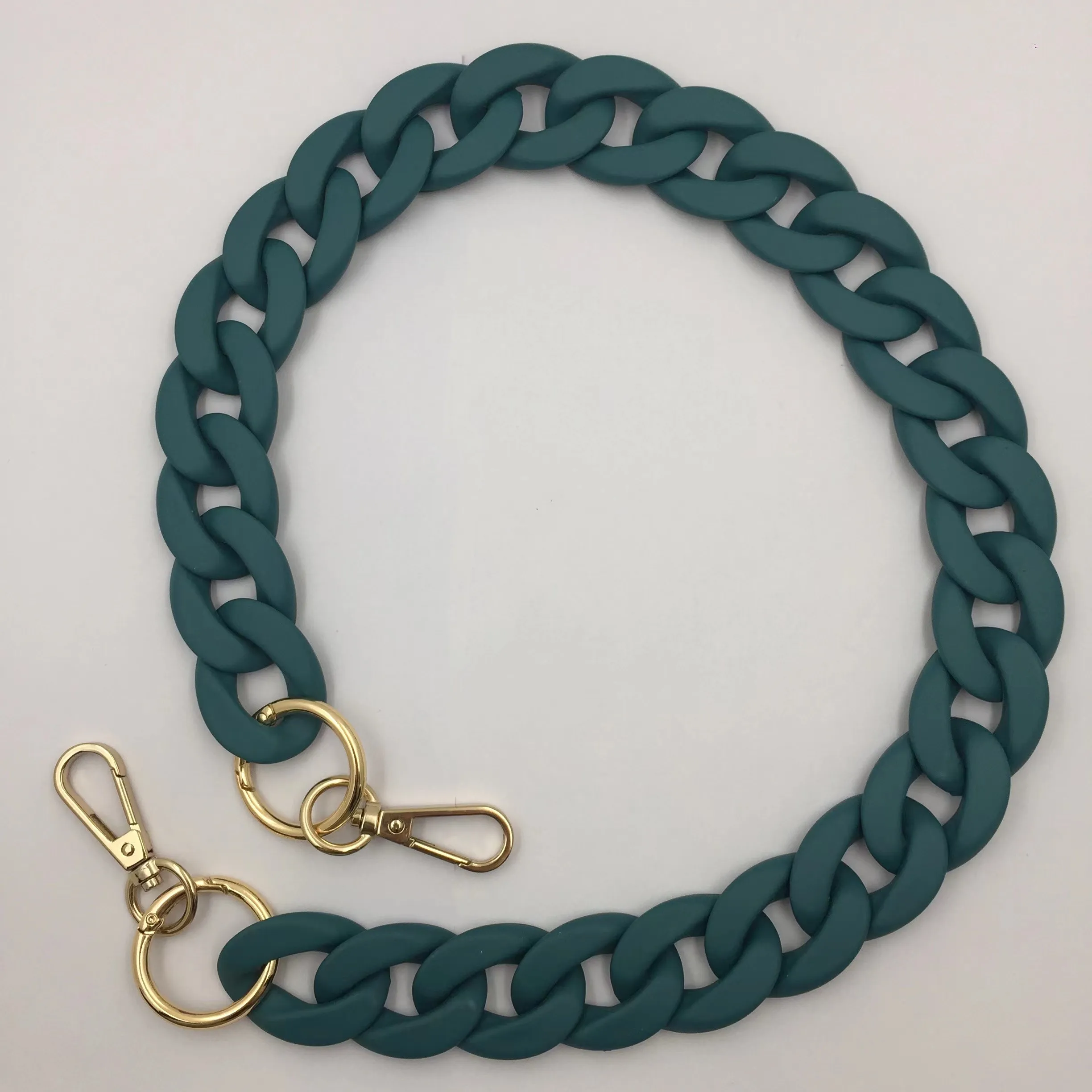 Fashion Design Wholesale Green Flat Bag Shoulder Acrylic Chain Strap Purse Plastic Chain for Handbag, Customized
Fashion Design Wholesale Green Flat Bag Shoulder Acrylic Chain Strap Purse Plastic Chain for Handbag, Customized