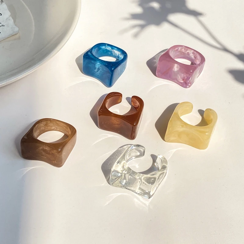 Wholesale price New Trendy Colorful Transparent Resin Acrylic Rings Candy Color Ring Set for party jewelry gift, Vintage sliver
Wholesale price New Trendy Colorful Transparent Resin Acrylic Rings Candy Color Ring Set for party jewelry gift, Vintage sliver