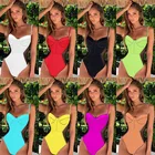 GX355 Dropshipping custom 8 solid colors bathing suit swimwear sexy bikini one piece brazilian swimsuits for women