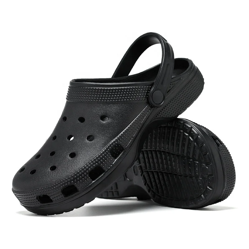 

ITEC factory clogs large size 45-52 wholesale black sandals boys slippers custom summer beach hole shoes garden men clogs