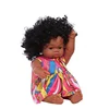 Wholesale Black skin Lifelike Reborn Doll African Doll Vinyl baby silicone Soft baby dolls