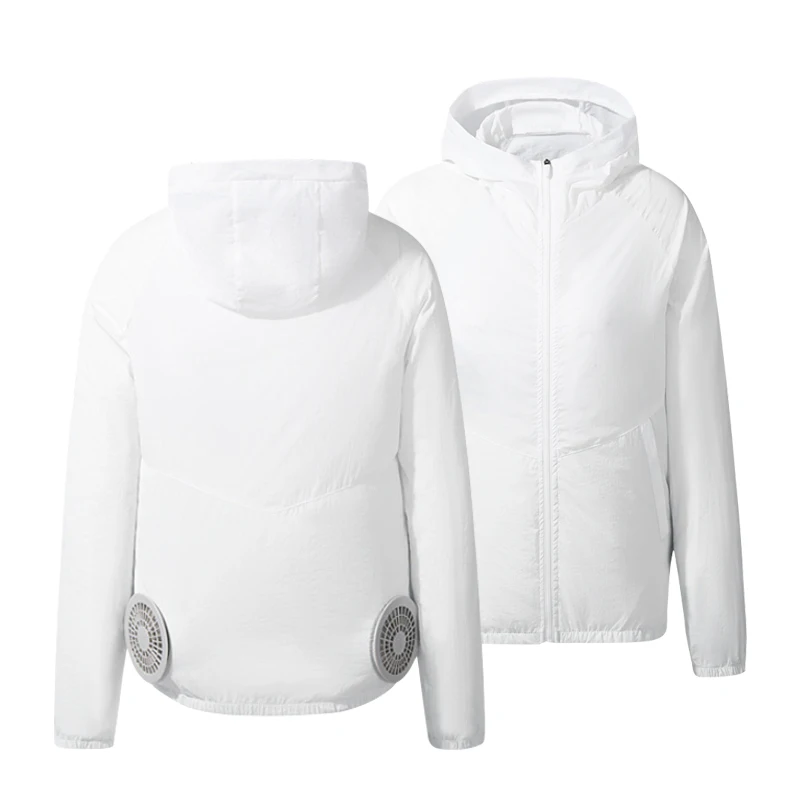 Fan Equipped Clothing, UV Resistant Cooling Jacket for Men, USB powered Air Conditioned Coat for Summer High Temp Outdoor Work
Fan Equipped Clothing, UV Resistant Cooling Jacket for Men, USB powered Air Conditioned Coat for Summer High Temp Outdoor Work
