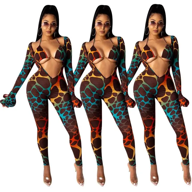 Y00264 Hot Sell Jumpsuit Women 2020 One Piece Jumpsuits
