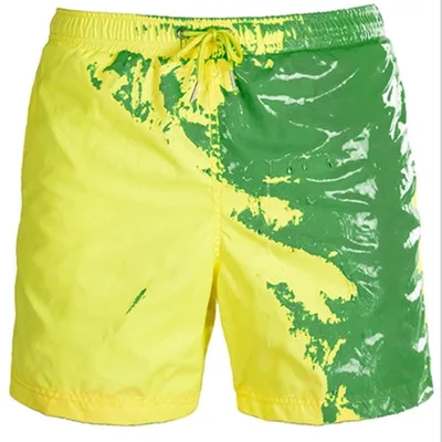 Wholesale men magical color changing color swim pants changing color swim short, Colorful
Wholesale men magical color changing color swim pants changing color swim short, Colorful
