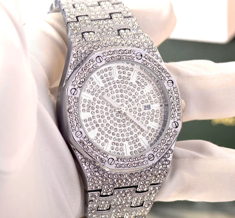 Men Luxury Brand Diamond Mens Watches Top Brand Luxury Male Quartz Watch Calender Gift For Men, Mixed color
Men Luxury Brand Diamond Mens Watches Top Brand Luxury Male Quartz Watch Calender Gift For Men, Mixed color