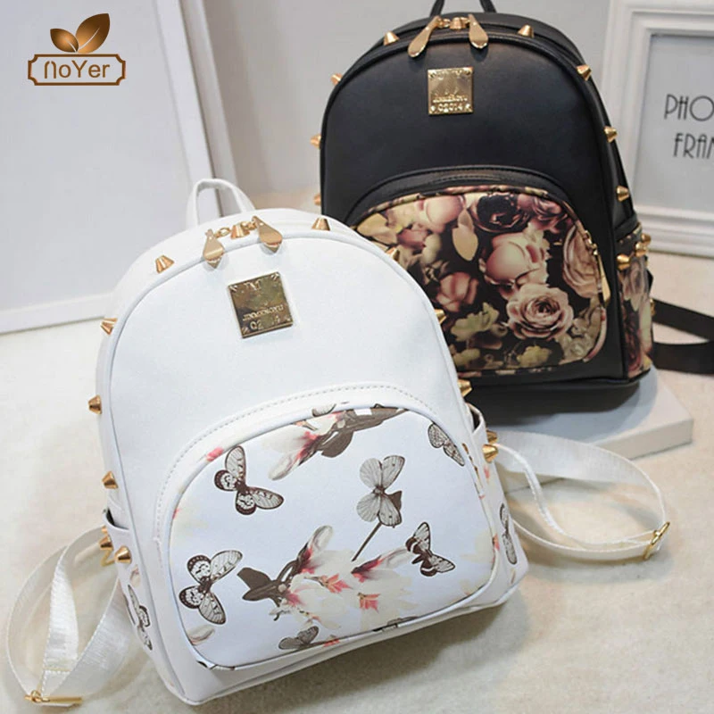 Ladies leisure travel bag fashion trend butterfly printed backpack wholesale leather backpacks, Multicolor
Ladies leisure travel bag fashion trend butterfly printed backpack wholesale leather backpacks, Multicolor