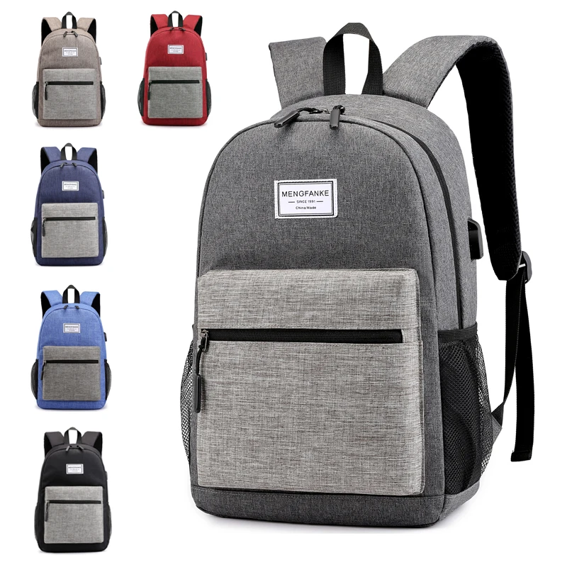 Oxford fabric school backpacks Factory Wholesale backpack Leisure shoulder back fashion laptop bag with USB, Black;blue;dark blue;gray;khaki;red;customized
Oxford fabric school backpacks Factory Wholesale backpack Leisure shoulder back fashion laptop bag with USB, Black;blue;dark blue;gray;khaki;red;customized