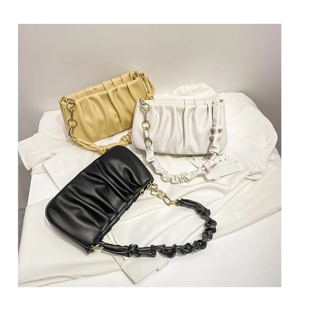 Trendy Women Chain Cross-body Mini Cloud Underarm Bag Solid Color Pleated Purses Handbags /, As pitcure
Trendy Women Chain Cross-body Mini Cloud Underarm Bag Solid Color Pleated Purses Handbags /, As pitcure