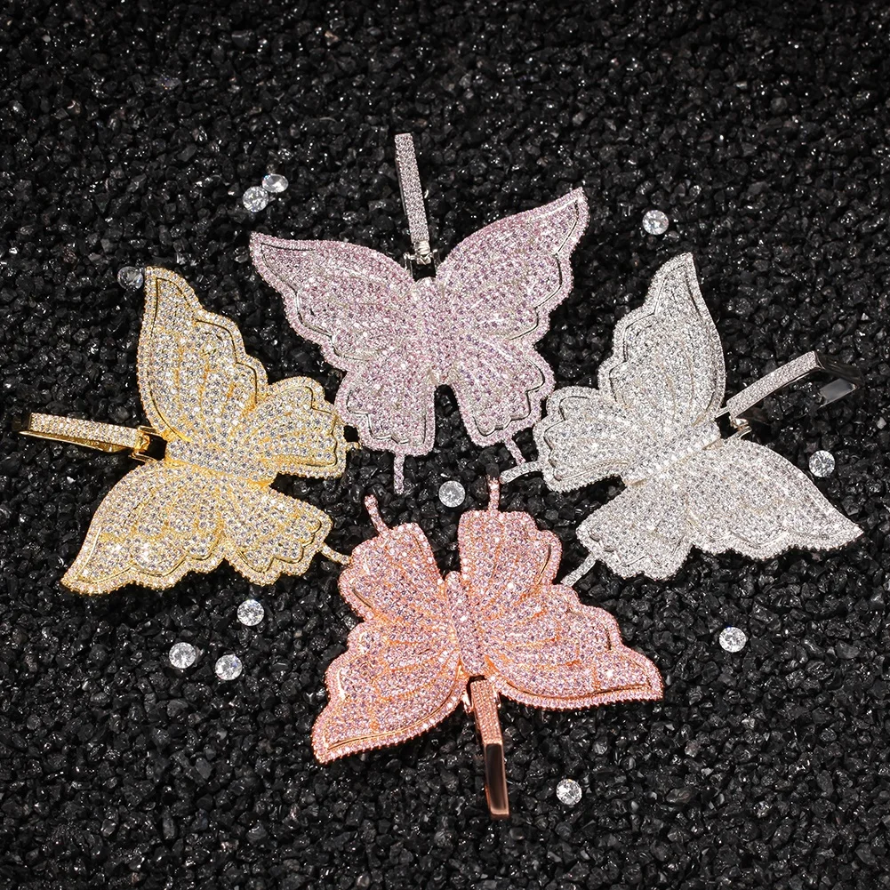 2021 New Butterfly Pendant Necklace Hip Hip Zircon Fashion Collarbone Chain Necklace For Men Women
2021 New Butterfly Pendant Necklace Hip Hip Zircon Fashion Collarbone Chain Necklace For Men Women