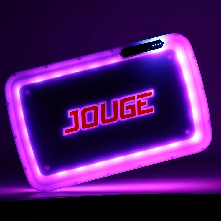 2021 New Factory Wholesale Custom Logo Plastic ABS LED Smoking Accessories Cigarette Serving Rolling Tray JL-016Z, Custom color 
2021 New Factory Wholesale Custom Logo Plastic ABS LED Smoking Accessories Cigarette Serving Rolling Tray JL-016Z, Custom color