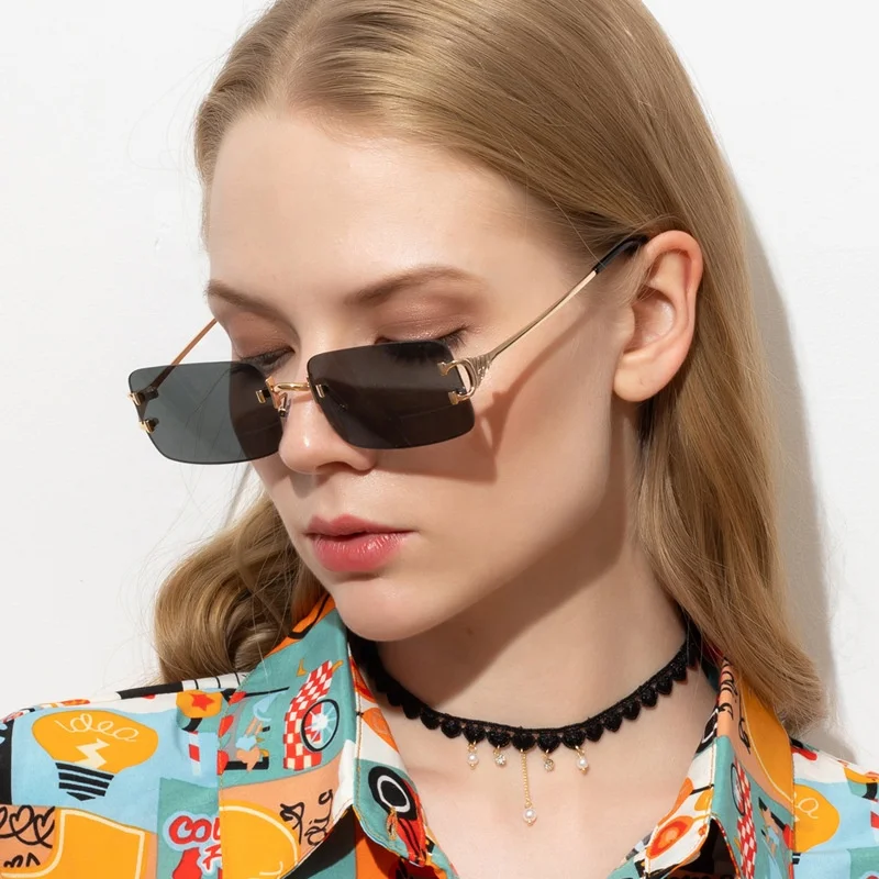 UV400 Women and Men Sun Glasses Custom Brand Designer 2021 Fashion Manufacturers Ladies Retro Rimless Trimmed Square Sunglasses, 6colors
UV400 Women and Men Sun Glasses Custom Brand Designer 2021 Fashion Manufacturers Ladies Retro Rimless Trimmed Square Sunglasses, 6colors