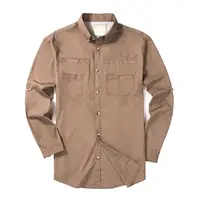 2020 Designs High Quality 100 Cotton Men Fishing Shirt Long Sleeve Khaki Breathable Work Fishing Shirts for Men
2020 Designs High Quality 100 Cotton Men Fishing Shirt Long Sleeve Khaki Breathable Work Fishing Shirts for Men