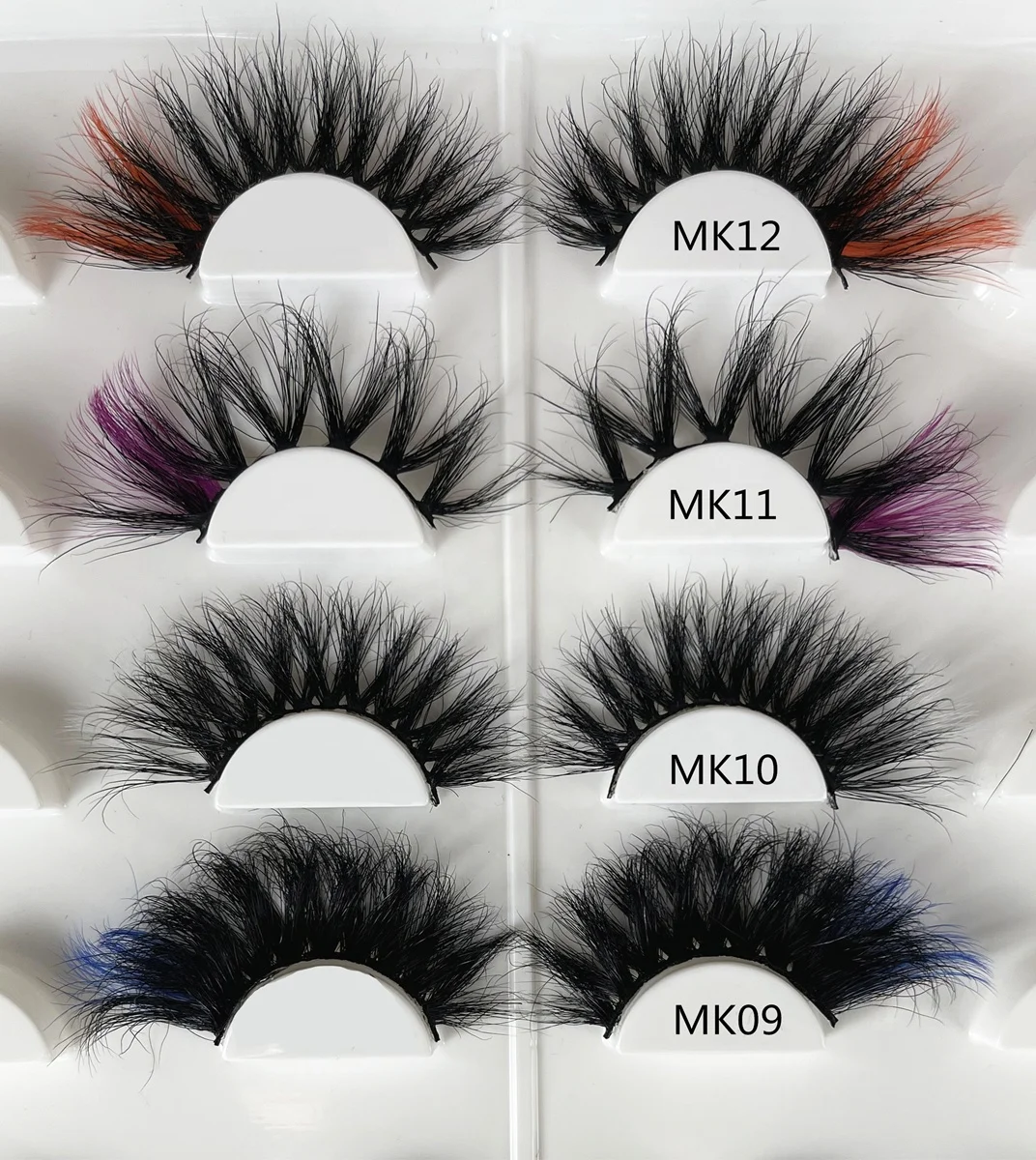 Custom Clear plastic band eye lash box highlight halloween multi colored lashes, Pink blue. yellow..purple,green,.or custom color
Custom Clear plastic band eye lash box highlight halloween multi colored lashes, Pink blue. yellow..purple,green,.or custom color