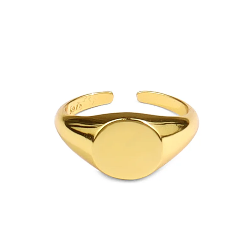Fashion S925 Opening Ring Women Jewelry Golden Color Adjustable Rings Female Korean Style Hip Hop Simple Open Rings
Fashion S925 Opening Ring Women Jewelry Golden Color Adjustable Rings Female Korean Style Hip Hop Simple Open Rings