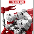 Toys Hot Sale Children Educational Simulation Car Model Assembling Building Blocks Classic Car Toys