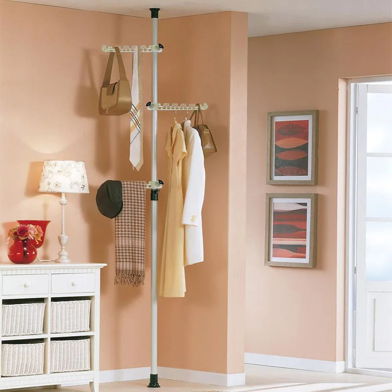 Ceiling drying rack floor indoor balcony storage clothes rack household coat rack punch-free artifact telescopic rod 
Ceiling drying rack floor indoor balcony storage clothes rack household coat rack punch-free artifact telescopic rod