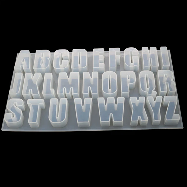 Larger Size DIY alphabet mold letter silicone resin mold For Keychain Jewelry Pendant
Larger Size DIY alphabet mold letter silicone resin mold For Keychain Jewelry Pendant