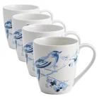 Manufacturer Wholesale Ceramic Round Shape Dinner set Porcelain 16pcs dinnerware Sets for 4 Persons