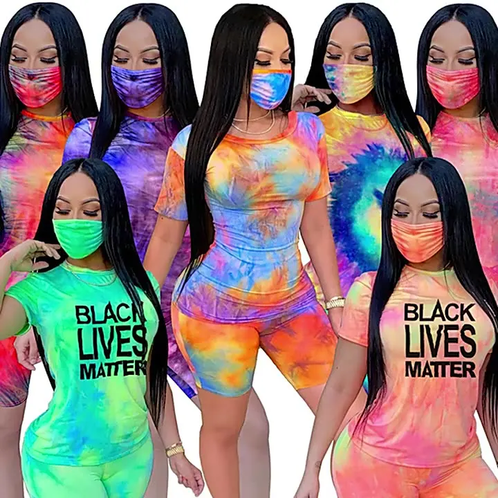 Newest Design Fashionable Two Piece Women Sets Women Clothing Women Tie-Dye Short Sleeve Suit
Newest Design Fashionable Two Piece Women Sets Women Clothing Women Tie-Dye Short Sleeve Suit