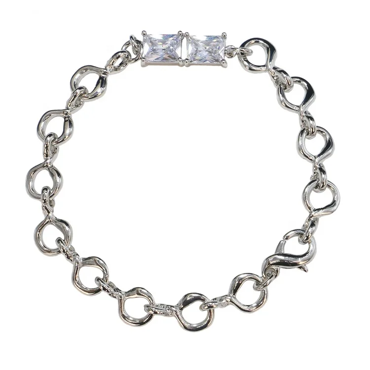 BXY 2021 cuban link minimalist thick chain custom copper making jewelry silver zircon charms for bracelet women
BXY 2021 cuban link minimalist thick chain custom copper making jewelry silver zircon charms for bracelet women