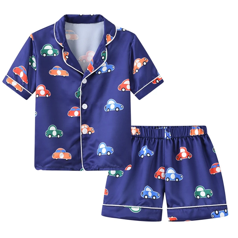 9 Styles Kids Pajamas Set Thin Cute Printed Nightwear Short Sleeved Shorts Sleepwear Cartoon Home Clothes Two-Piece Suit M655
9 Styles Kids Pajamas Set Thin Cute Printed Nightwear Short Sleeved Shorts Sleepwear Cartoon Home Clothes Two-Piece Suit M655