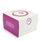 Disposable classic fresh style food grade kraft cake paper gift packaging box
