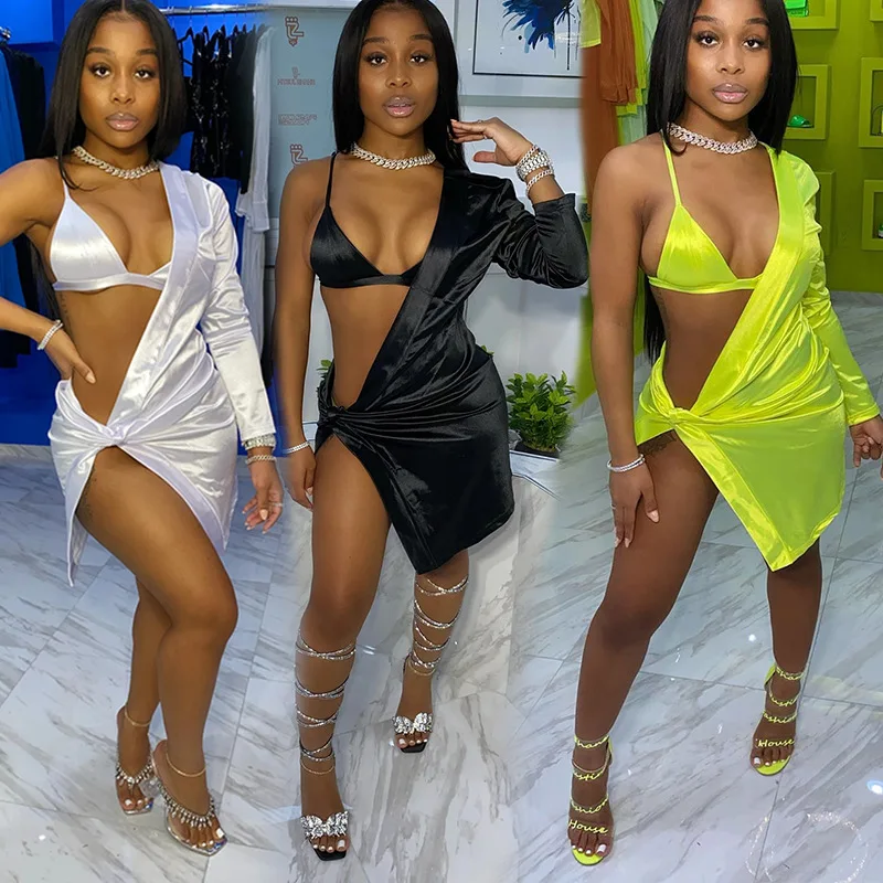 2021 Women Clothing Sexy One-Shoulder Skirt Irregular Dress Summer 2 Piece Set Women, As pic
2021 Women Clothing Sexy One-Shoulder Skirt Irregular Dress Summer 2 Piece Set Women, As pic