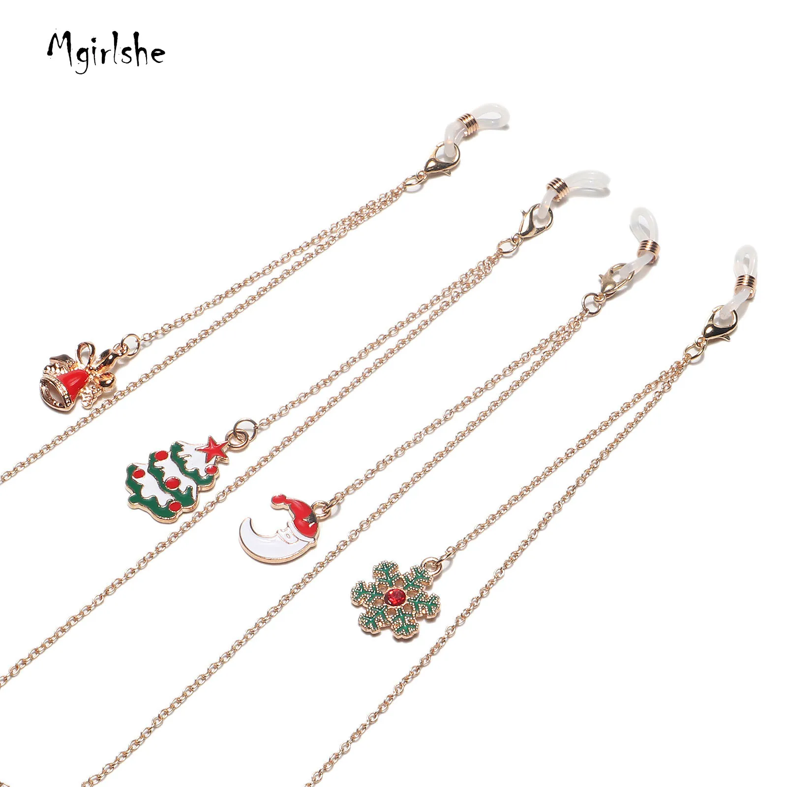 Fashion Christmas Masked Chain Hold With Charms Glasses Chain Accessories Chains to Hold Facemasks, Gold
Fashion Christmas Masked Chain Hold With Charms Glasses Chain Accessories Chains to Hold Facemasks, Gold