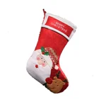 Wholesale christmas stockings christmas drawstring gift bag candy bags old man stocking decorations