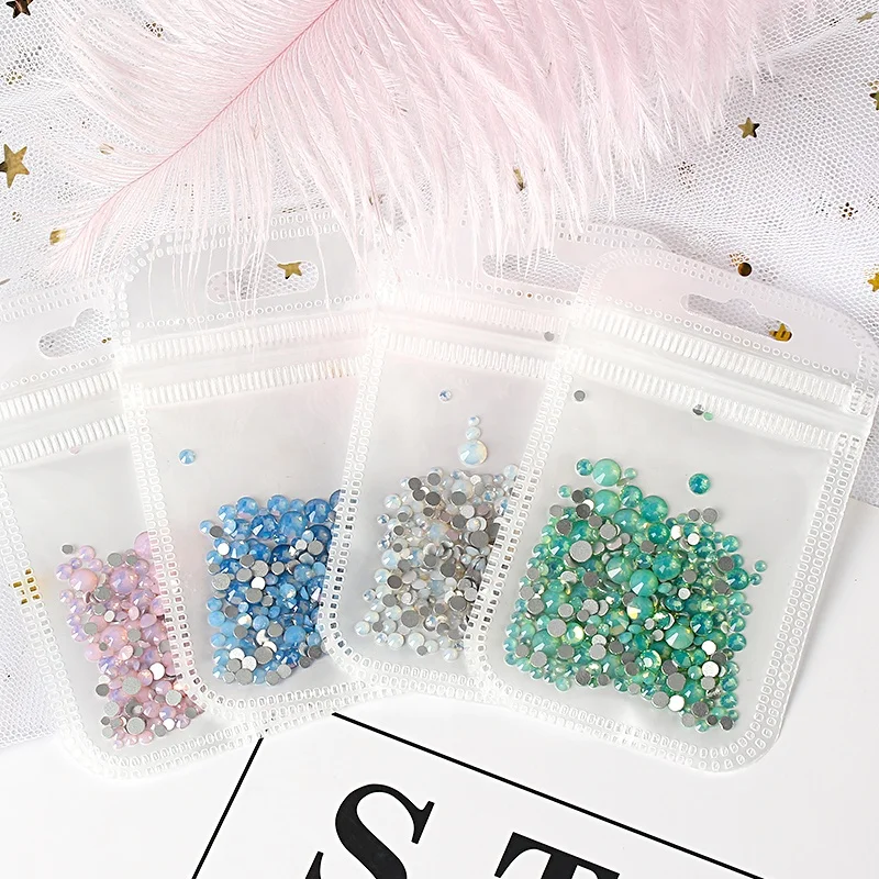 Lidan 4 Colors Opal Nail Rhinestones Crystal Blue Green Rhinestones Flat Bottom Colorful Uv Gel 3D Nail Art Decorations
Lidan 4 Colors Opal Nail Rhinestones Crystal Blue Green Rhinestones Flat Bottom Colorful Uv Gel 3D Nail Art Decorations