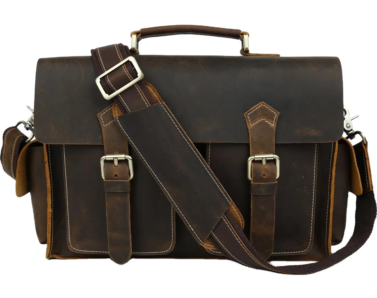 Tiding Vintage Brown Handmade Men Genuine Leather 13 inch Laptop Bag Briefcase Messenger Bag For Man
Tiding Vintage Brown Handmade Men Genuine Leather 13 inch Laptop Bag Briefcase Messenger Bag For Man