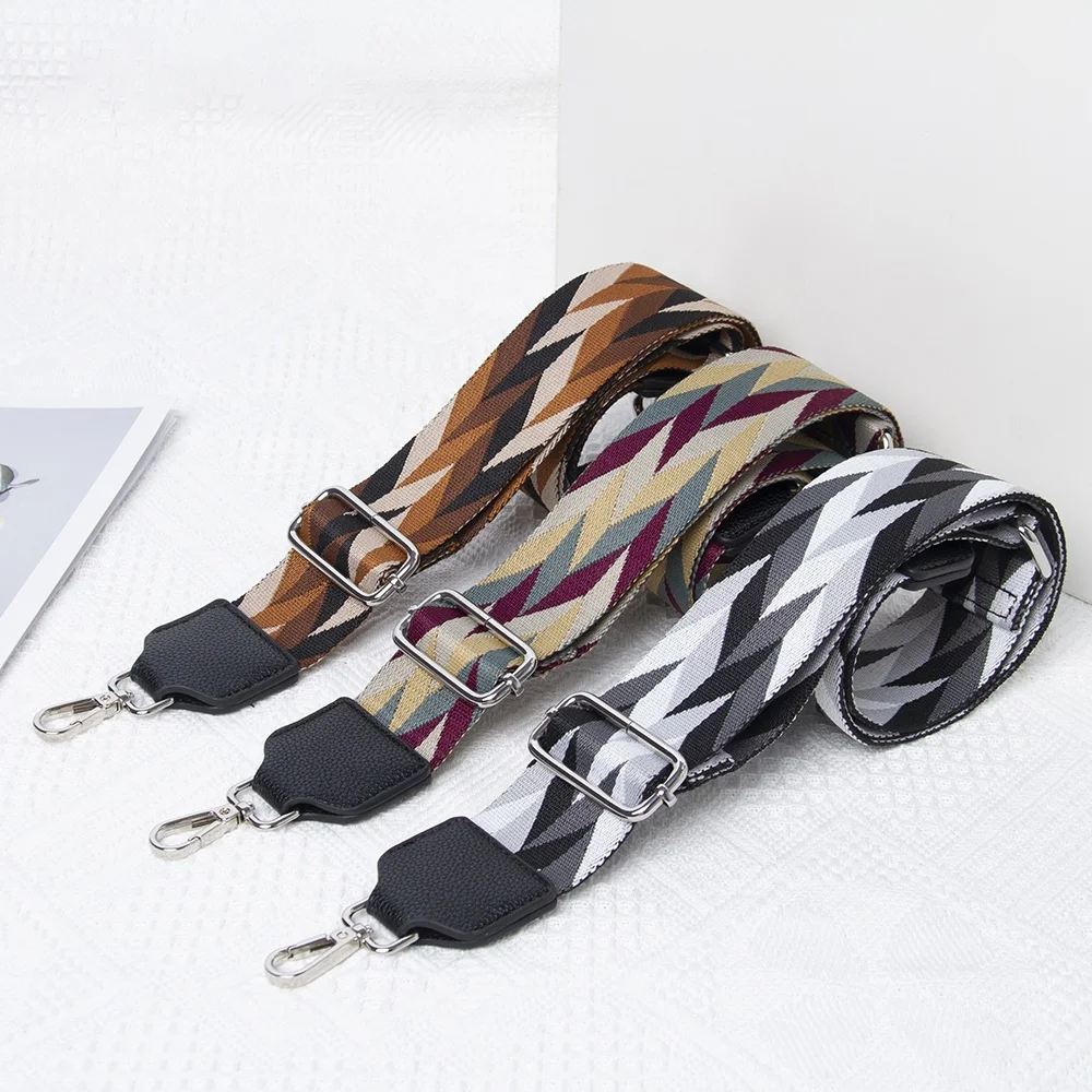 Hot Selling fabric stripe wide adjustable bag shoulder strap custom crossbody Handbag Strap replacement bag strap
Hot Selling fabric stripe wide adjustable bag shoulder strap custom crossbody Handbag Strap replacement bag strap