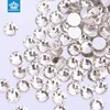 Wholesale SS16 A3 quality round crystal stone non hot fix rhinestone for nail