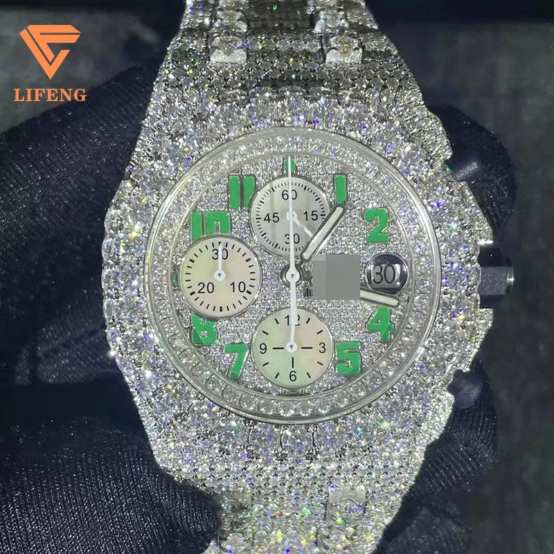 Customized Men's Luxury Watch 2022 Newest Style Hip Hop Diamond Watch Rapper Iced Out Moissanite Diamond Men's Watch
Customized Men's Luxury Watch 2022 Newest Style Hip Hop Diamond Watch Rapper Iced Out Moissanite Diamond Men's Watch