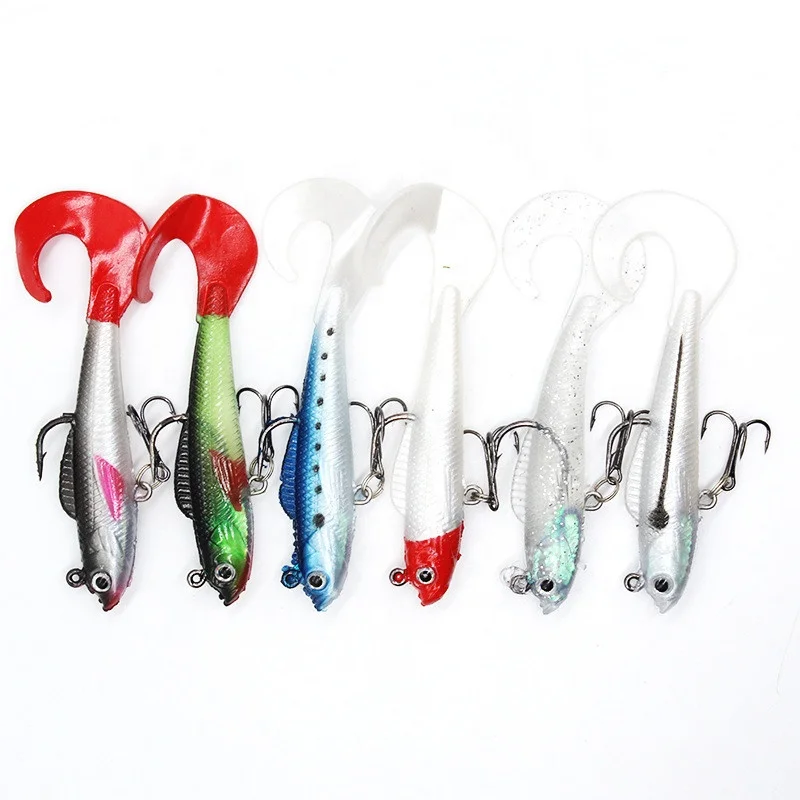 Luya bait 9CM / 9.5G New Hot Sales Red Fishtail Fishing Lures Lead Coating Soft Bait Fishing Tackle Package Fish Simulation Bait, 6 colors
Luya bait 9CM / 9.5G New Hot Sales Red Fishtail Fishing Lures Lead Coating Soft Bait Fishing Tackle Package Fish Simulation Bait, 6 colors