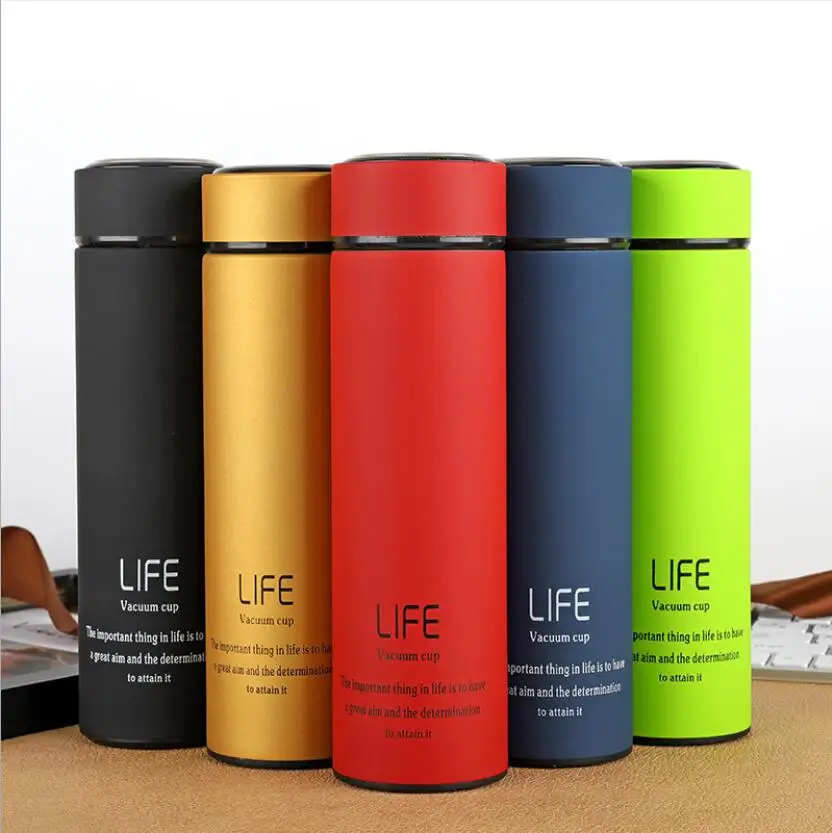 500ml Double wall insulated stainless steel water bottle 500ml vacuum Thermal sports water bottle