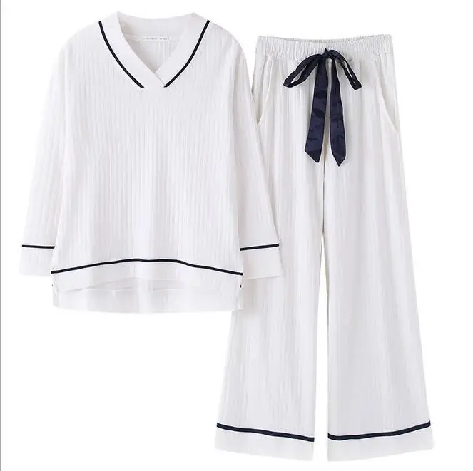 Wholesale Winter Long Sleeve 100% Cotton Pyjamas Women Pajamas Set, Customized color
Wholesale Winter Long Sleeve 100% Cotton Pyjamas Women Pajamas Set, Customized color