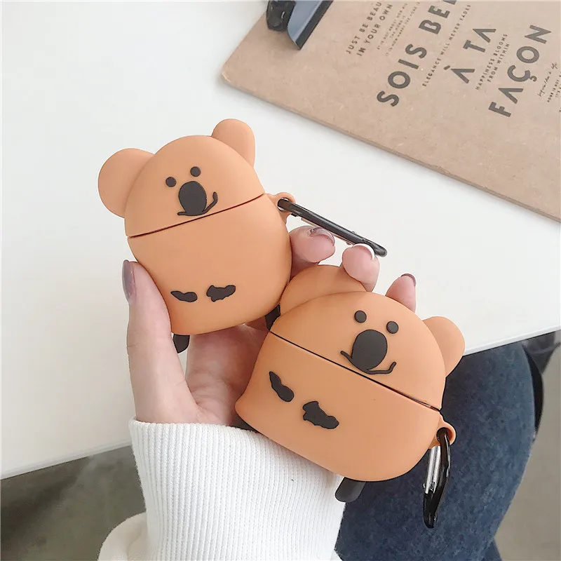 2021 3D Cartoon Cute Lovely Koala Design Silicone Case Protective Funda Case for Airpods 1 2 3 Pro
2021 3D Cartoon Cute Lovely Koala Design Silicone Case Protective Funda Case for Airpods 1 2 3 Pro