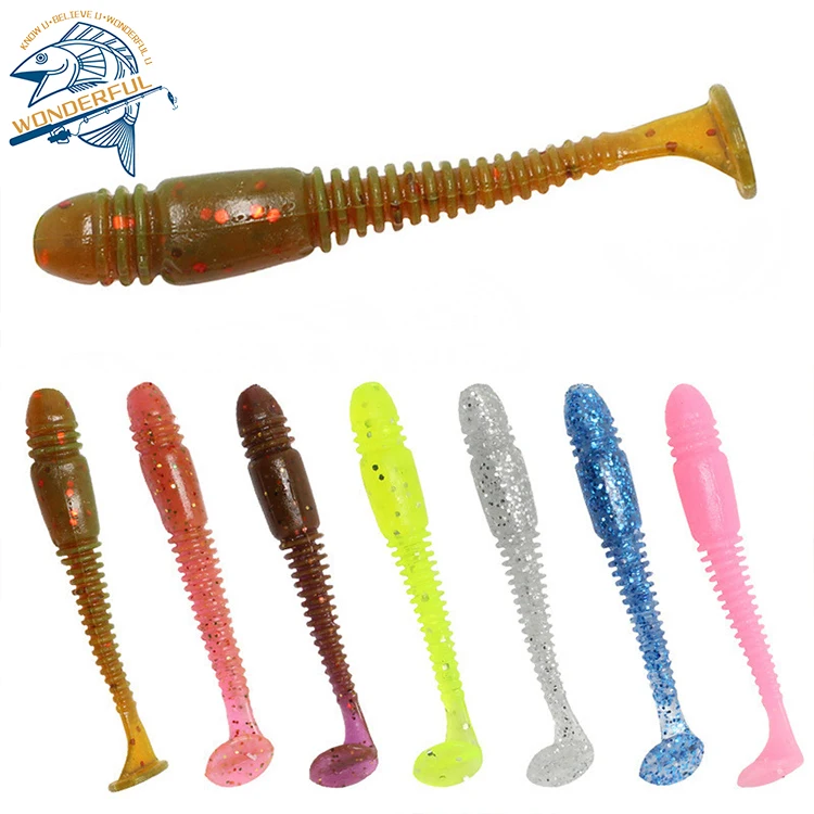 Cheap Factory Price 8-Color Soft Worm T-tail Sub-bait 5.5cm / 1.1g Soft Tail Hard Bait Fishing For Wholesale
Cheap Factory Price 8-Color Soft Worm T-tail Sub-bait 5.5cm / 1.1g Soft Tail Hard Bait Fishing For Wholesale
